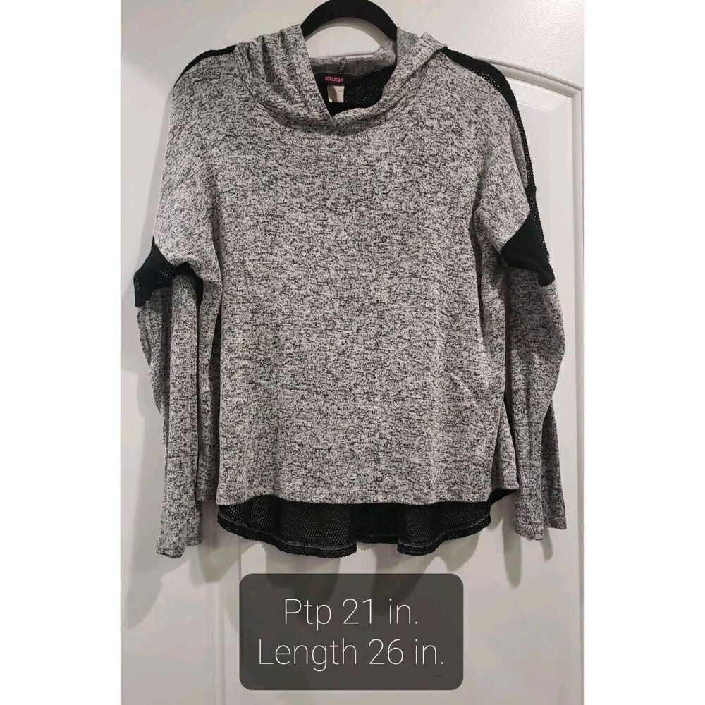 Lightweight Womens Long Sleeve Hoodie With Mesh Back